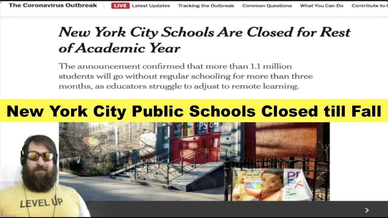 New York City Schools Closed till Fall