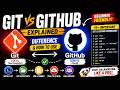 Git vs GitHub Explained | Beginner Tutorial with Commands