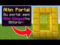 minecraft AMA her bloktan PORTAL yapabiliyorum!