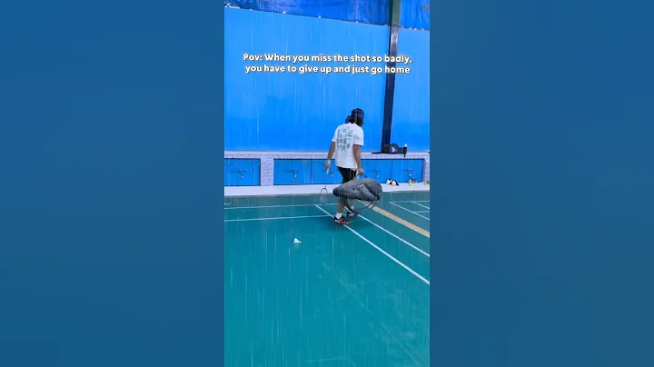 Sometimes its too embarrassing 😂 #shorts #badmintonlovers