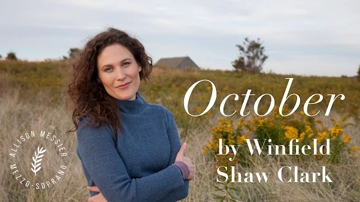 Allison Messier, "October" by Winfield Shaw Clark