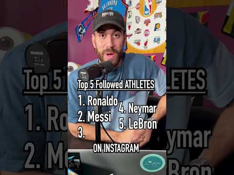 Guessing the TOP 5 MOST FOLLOWED ATHLETES on Instagram!! #shorts