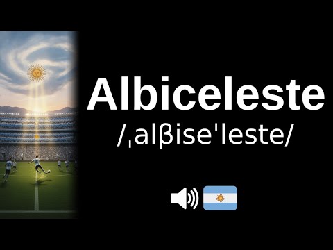 How to pronounce Albiceleste (CORRECTLY!)