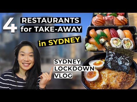 4 Sydney Restaurants for Takeaway | Sydney Lockdown Vlog - NSW AUSTRALIA Foodie Diary (悉尼封城-買外賣食