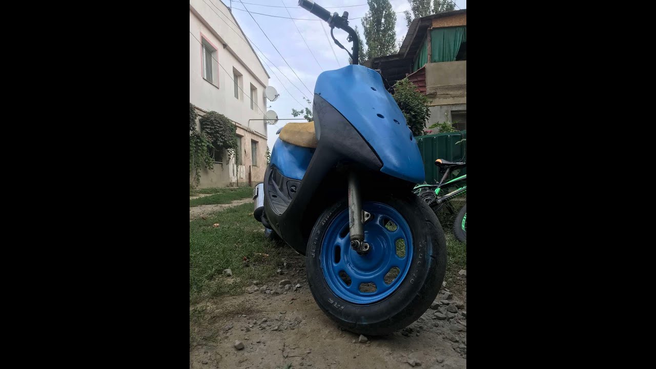 Покраска скутера HONDA DIO 34ZX баллончиками! - YouTube