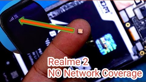 Realme 2 No Network Coverage Problem Solution