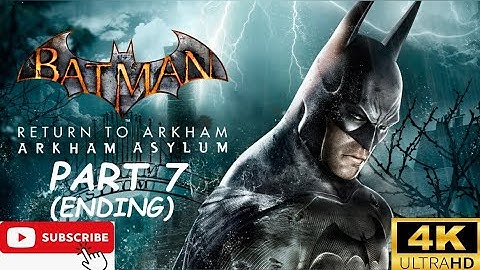 BATMAN ARKHAM ASYLUM REMASTERED PS5 Gameplay Walkthrough Part 7 [4K HD] - No Commentary