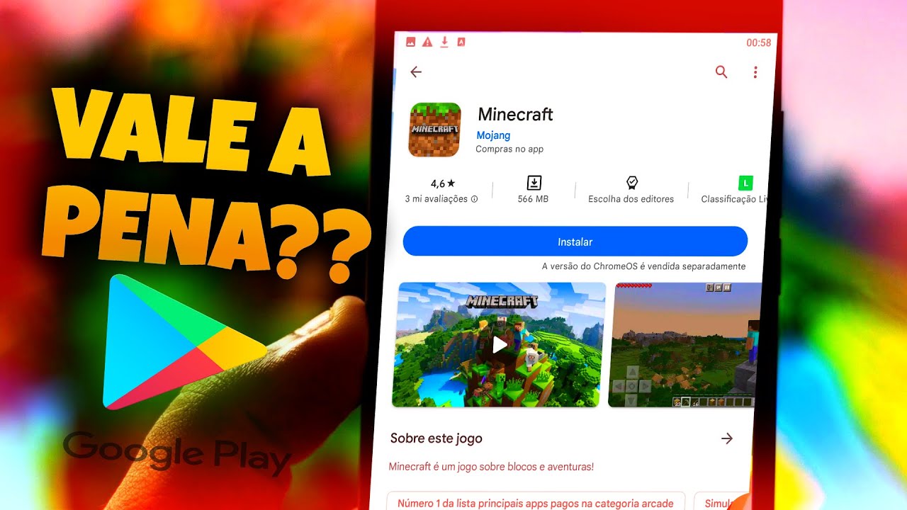 Jogo pago estilo Minecraft tá GRÁTIS na Play Store 