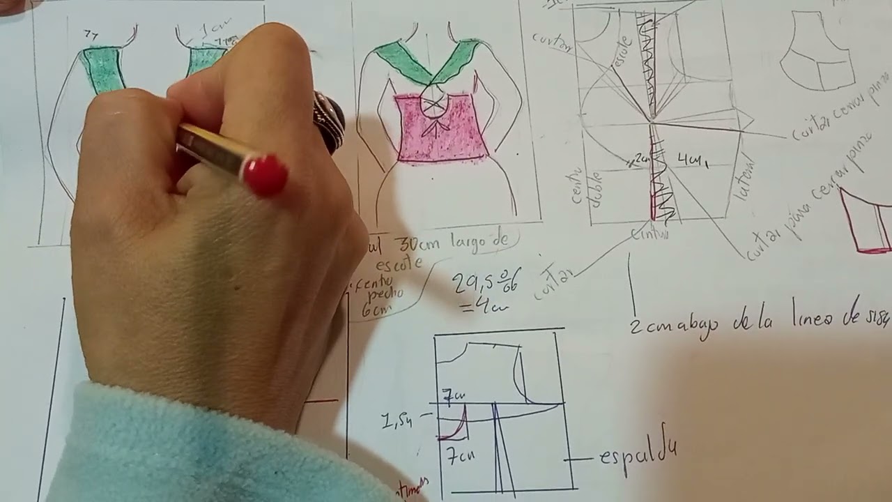 Blusa corte imperio con olan, escote fruncido en el busto.En la espalda olanes cruzado.