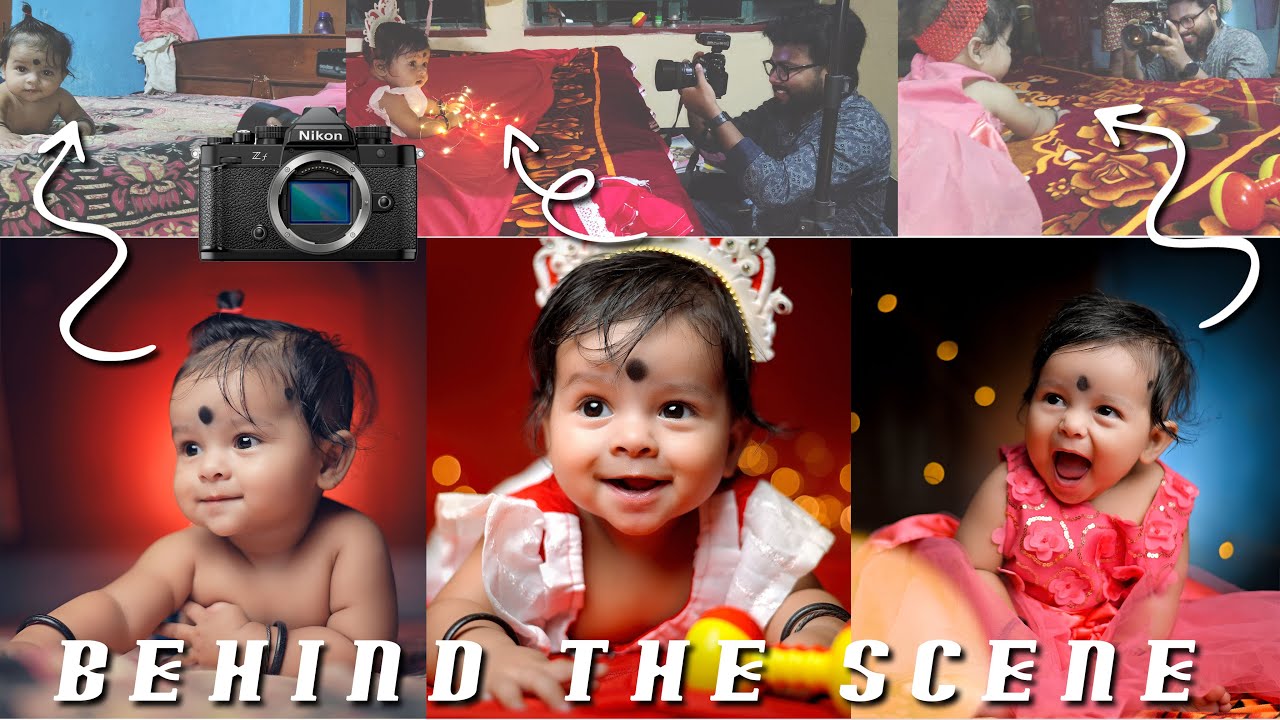 || Baby Portrait Photoshoot || Nikon zf & 50mm || behind The Scenes || Rk vlogs & lifestyle ||