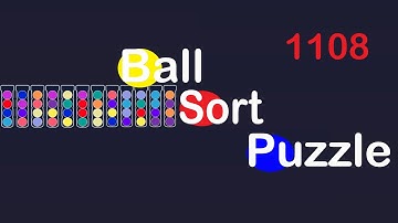 Ball Sort Puzzle Level 1108 🎯No Extra Tubes😂Game Walkthrough😘  #Stay Home And Fun Play #WithMe
