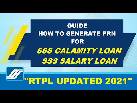 How to generate PRN for SSS Salary and Calamity loan | Saan ito maaaring bayaran?