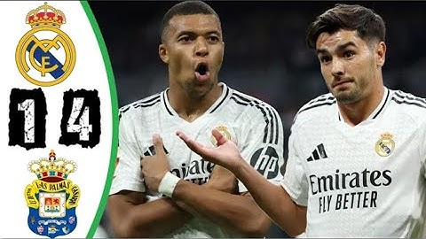 ملخص مباراة ريال مدريد ولاس بالماس 4-1   |  أهداف مباراة ريال مدريد ولاس بالماس اليوم