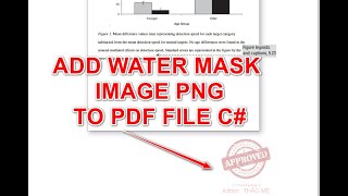 [C#] Add Water Mask Image PNG to PDF File by Position Mouse Click screenshot 2