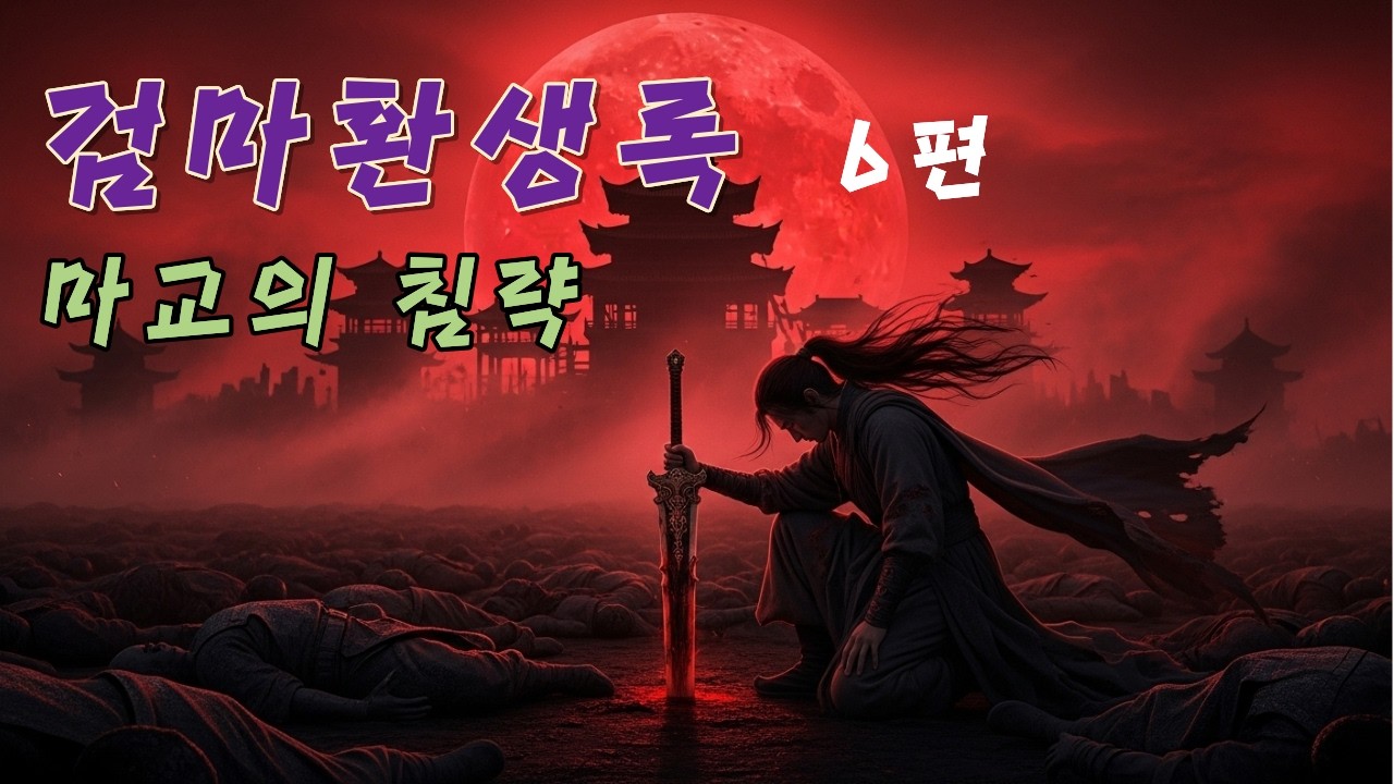 검마환생록 6편 - 마교의 침입 #무협소설 #무림 #오디오북 #수면영상  #회귀