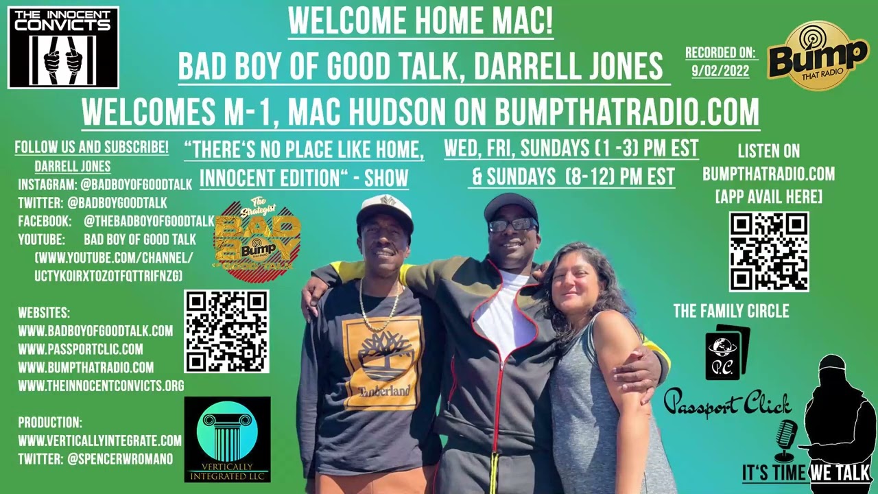 Welcome Home Mac! Bad Boy of Good Talk Welcomes M-1, Mac Hudson Home