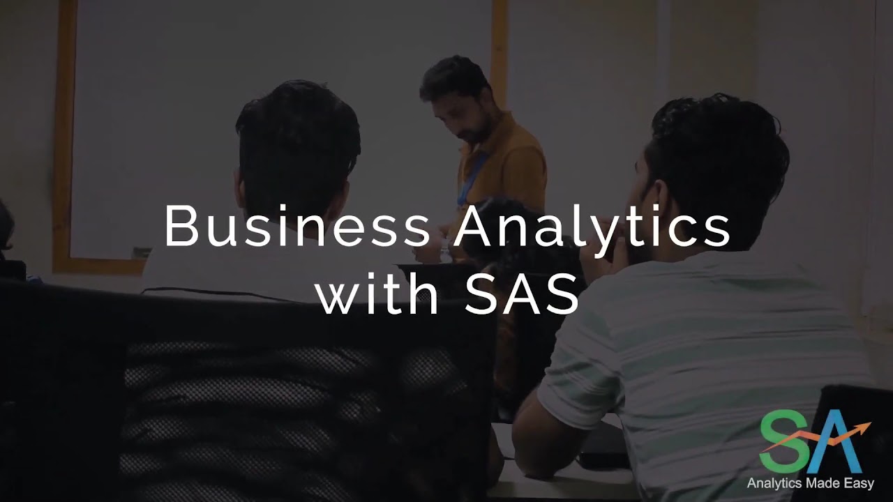Business Analytics with SAS Certification training at Study Analytics Bangalore