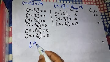 Commutation relation(quantum)