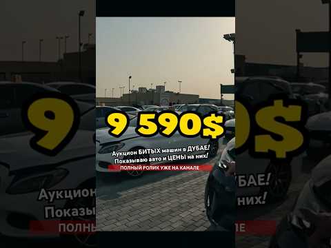 Аукцион БИТЫХ машин в ДУБАЕ! Показываю авто и ЦЕНЫ на них!  #youtube