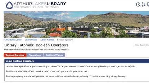 General Library Search Tips