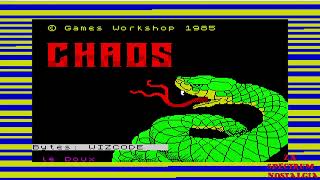 ZX SPECTRUM Loading Chaos The Battle Of The Wizards 1985 Games Workshop ZX SPECTRUM Loading Chaos The Battle Of The Wizards 1985 Games Workshop