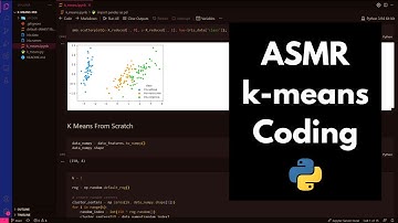 ASMR Coding: K Means Clustering Iris data | Python | keyboard typing | soft-spoken