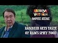 Randhir gets taste of Ram's Spicy Food - Ramaiya Vastavaiya Scene - Randhir & Girish