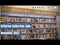 Critierion collection sale at barnes  noble november 2023