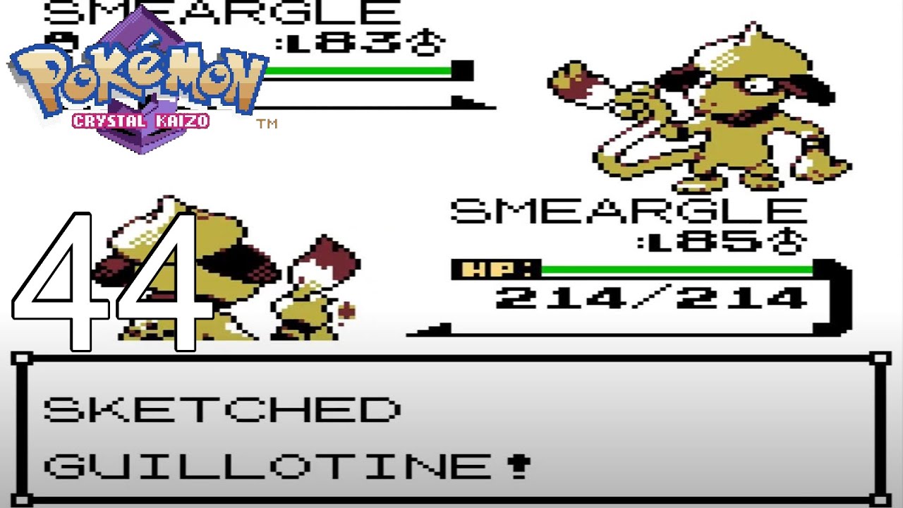 Pokemon Crystal Kaizo Walkthrough Part 44 Smeargle Learning Guillotine pokemon-crystal-kaizo-walkthrough-part-44-smeargle-learning-guillotine