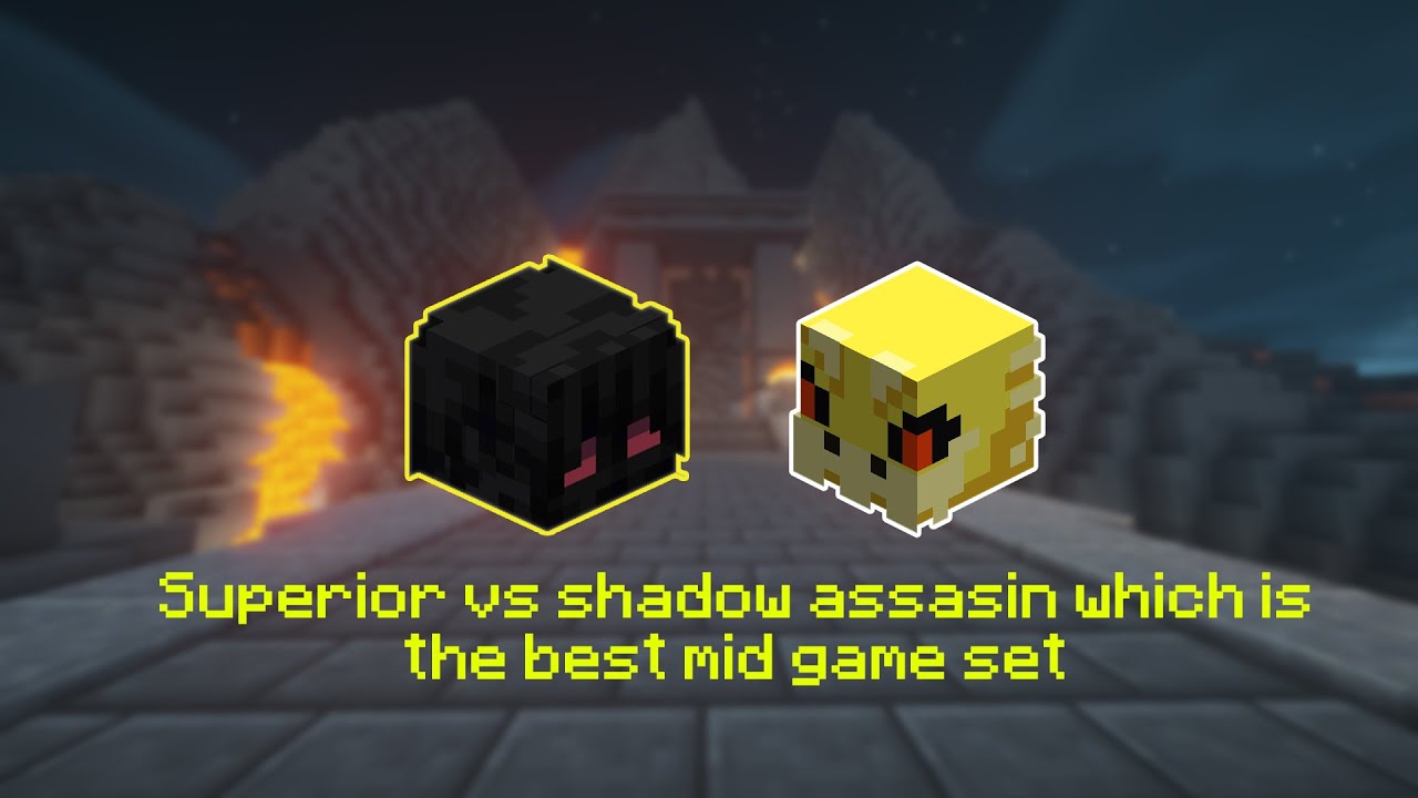Superior Vs Shadow Assassin Full Comparison (Hypixel Skyblock) YouTube