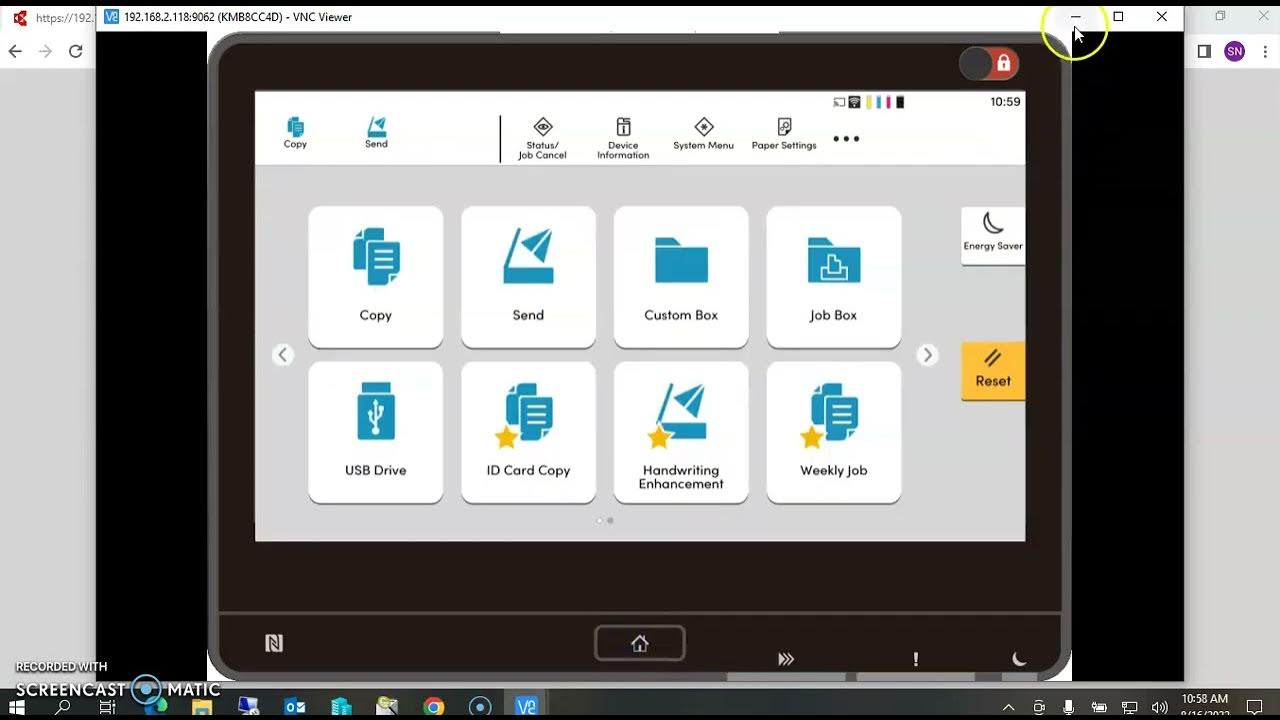 Manage Address Book for Kyocera TaskAlfa XXX4 Using Command Center RX