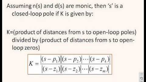 Root-loci 11 - using root-loci for proportional design
