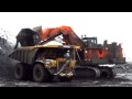 EX 5500 loading a Cat 793F with metallurgical coal