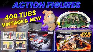 Unboxing 400 Tubs of Action Figures Star Wars Gunship & Teddy Ruxpin Etc: Part 48