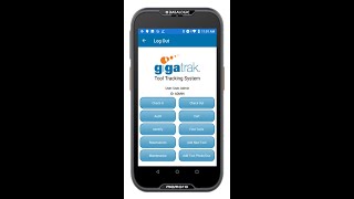 GigaTrak Tool Tracking Mobile Application screenshot 1