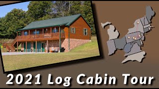 2021 Cozy Cabins Modular Log Home Tour (NY, PA)