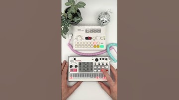 Making electro beats with a compact powerful duo by Korg 🎶
