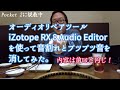 【動画編集】オーディオリペアツール iZotope RX 8 Audio Editor を使って音割れとプツプツ音を消してみた。