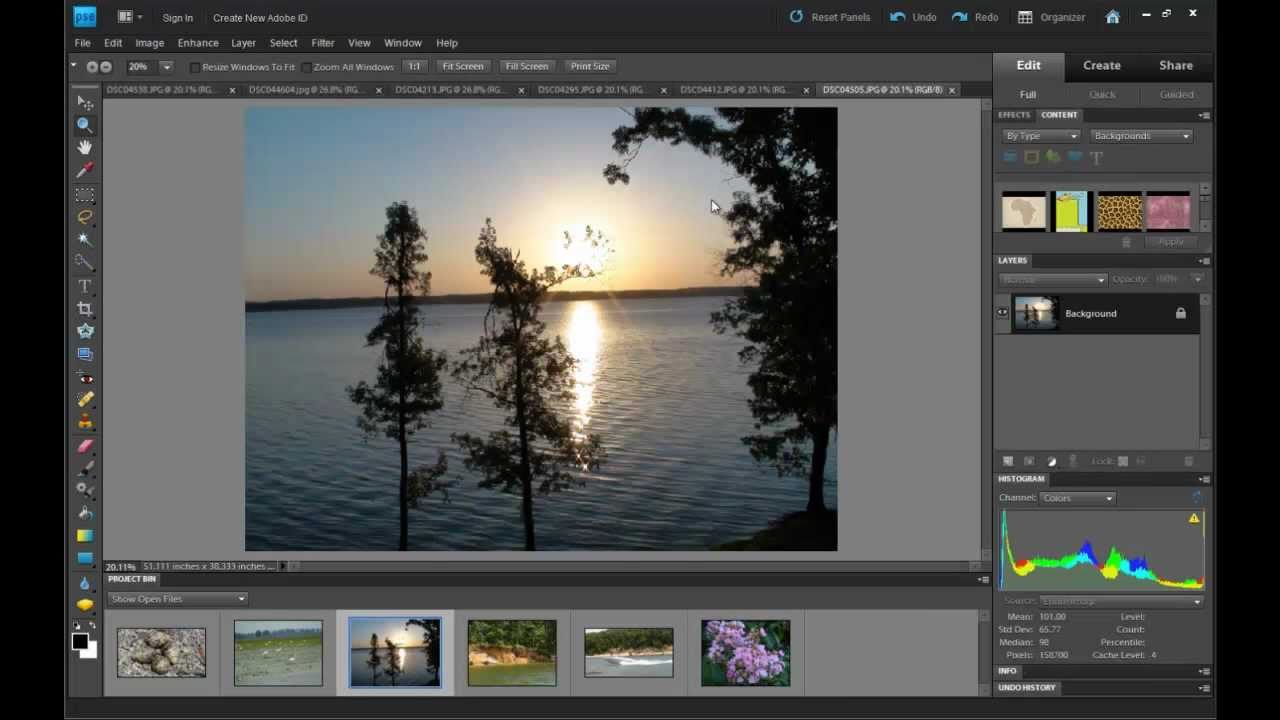 Photoshop Elements 9 Photo Collage Youtube