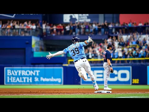 Kevin Kiermaier crushes a WILD WALK-OFF two-run home run in extras against the Red Sox