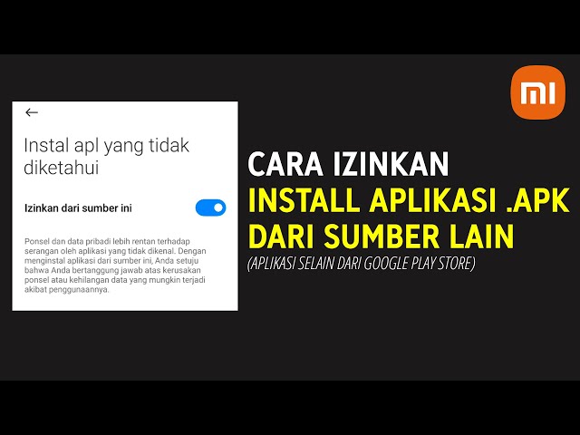 Cara Izinkan Install Aplikasi dari Sumber Yang Tidak Dikenal ...