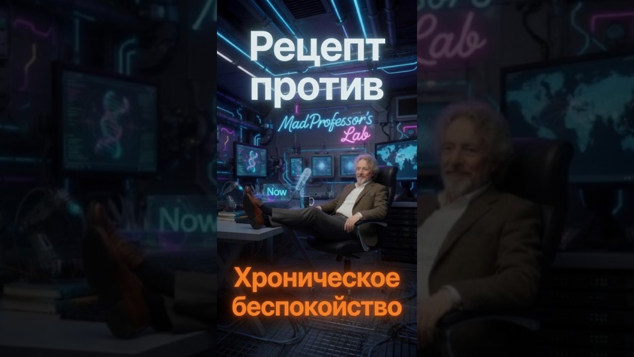 Хроническая тревожность — как преодолеть её за 30 секунд. Радикальный рецепт из лаборатории MadProfe