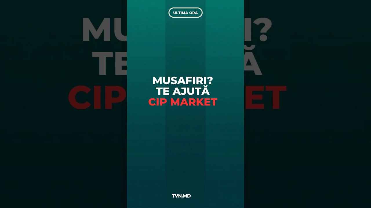 VIN MUSAFIRII ȘI MASA NU E GATA? SOLUȚIA VINE LA CIP MARKET
