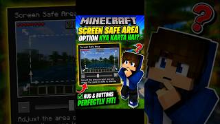 Minecraft Screen Safe Area Setting Kya Karta Hai? 🤔 Full Explain! #minecraft #mcpe #gaming
