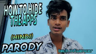 How to hide the apps in android moblie| technical influencers parody|ap trollings screenshot 4