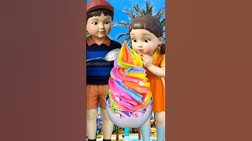 Squid Game AI Enjoy Rainbow Candy ASMR #squidgame #squidgame2 #ai #asmr