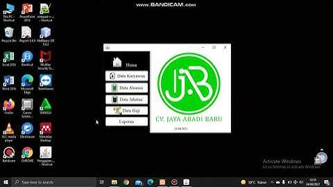 Simulasi Program Sistem informasi Penggajian Karyawan Berbasis Java Netbeans