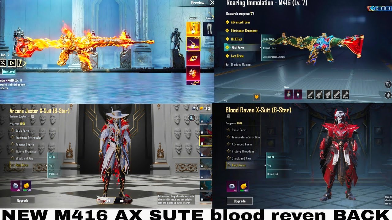 FINALLY 😍 NEW M416 SKIN TRICKS 😱 | FREE X SUTE Blood Raven 🥶 BACKIN BGMI | 🔥 4.3 NEW  SKIN COMING |