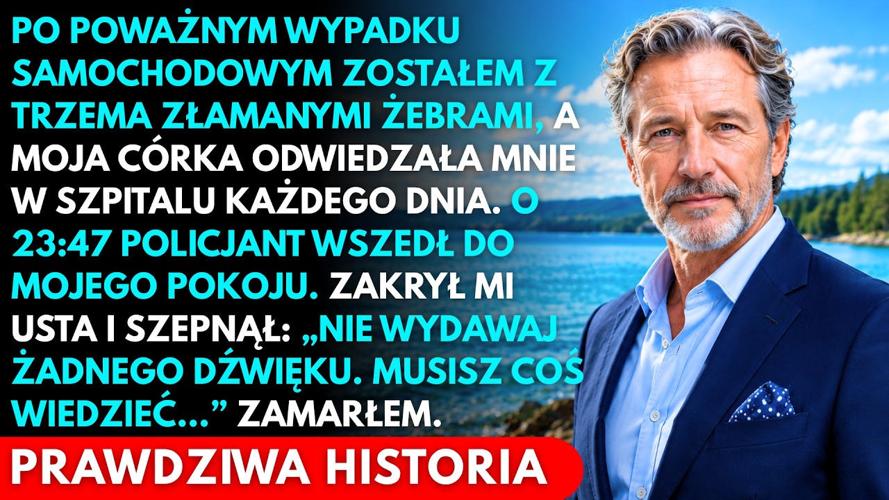 Tej nocy obudził mnie policjant, który wszedł do mojego szpitalnego pokoju, zamknął drzwi na klucz i zakrył mi usta dłonią. „Pana córka nie zarządza firmą – wyszeptał. – Ona ją demontuje”. Leżałem...