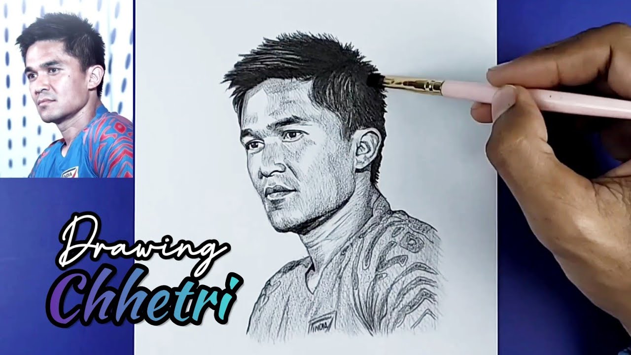 Sunil Chhetri Sketch by MarshmallowAmmy on DeviantArt